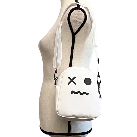🎃 Purse Crossbody 8” Ghost White Bag Shoulder - Picture 7 of 12